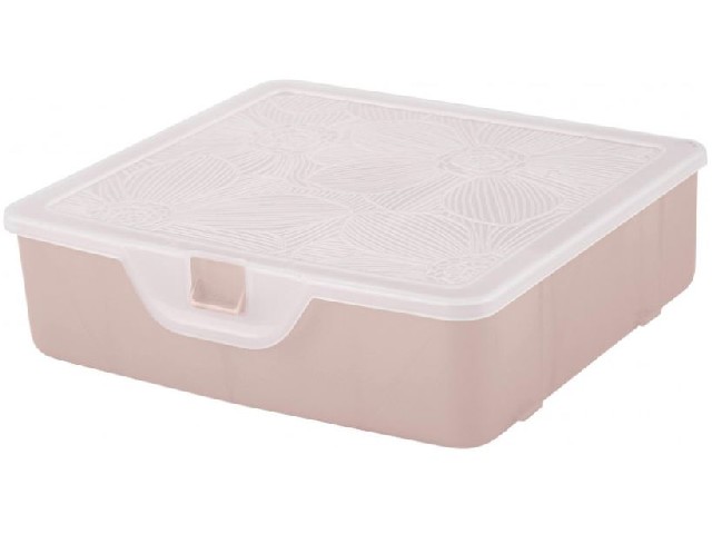 Органайзер для мелочей Keeplex Fiori с разделителями S 14х13,5х4,1см бежевый топаз